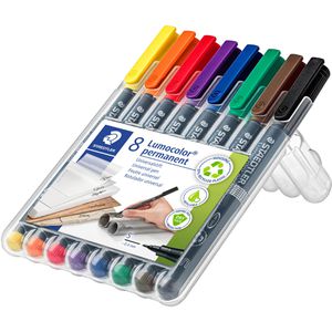 Produktbild für Permanentmarker Staedtler Lumocolor 313 WP8
