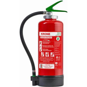 Produktbild für Feuerlöscher Krone Fettbrand Schaum, 6 Liter