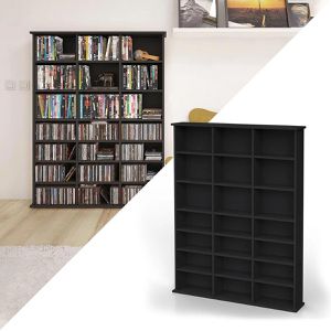 Produktbild für CD-Regal Vicco Jukebox, schwarz