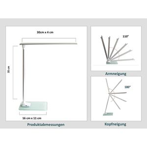 Produktbild für Schreibtischlampe Unilux Popy, silber, LED, dimmbar