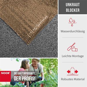 Produktbild für Unkrautvlies NOOR 01009010UKBR, 0,9 x 10m