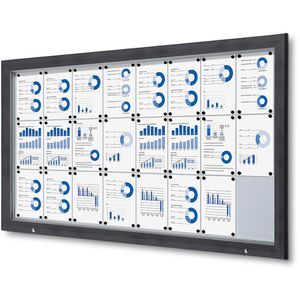 Produktbild für Schaukasten Showdown-Displays anthrazit, B1, außen