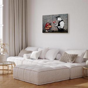 Produktbild für Wandbild Artgeist Mario &amp; Polizist