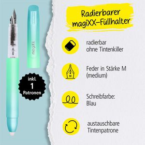 Produktbild für Füller Online magiXX Turquoise Dream, Feder M