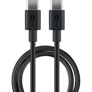 Ladekabel Goobay 66318, schwarz, 1m