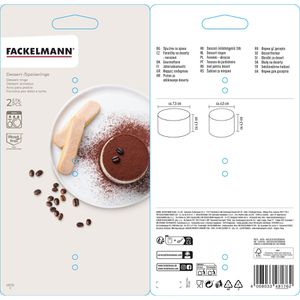 Produktbild für Tortenring Fackelmann Dessert-&amp; Speisering, backofenfest