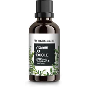 Vitamin-D natural-elements 50 ml, für 1700 Tropfen