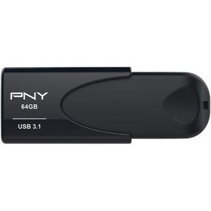 Produktbild für USB-Stick PNY Attaché 4, FD64GATT431KK-EF, 64 GB
