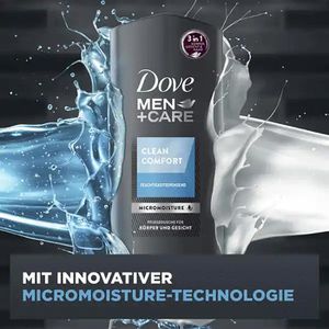 Produktbild für Duschgel Dove Men+Care Clean Comfort 3in1