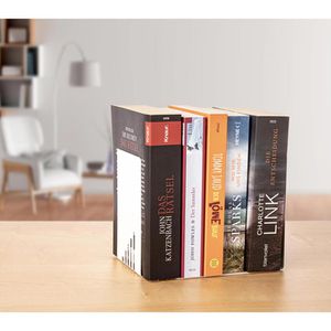 Produktbild für Buchstütze Maul 3501002, schmal, weiß