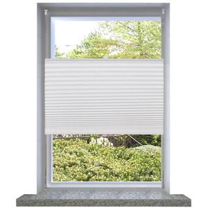 Produktbild für Plissee vidaXL 240610, Klemmfix, weiß