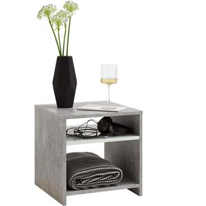 Produktbild für Beistelltisch FMD-Möbel Lund, beton, aus Holz