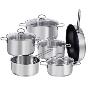 Topfset Kopf Merkur 125389, Edelstahl