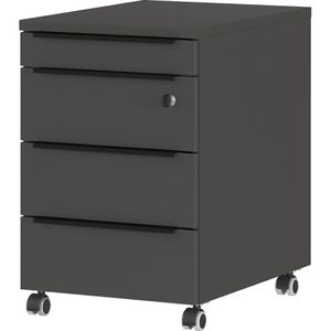 Produktbild für Rollcontainer Germania Mailand 4376-547, aus Holz, graphit