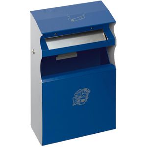 Produktbild für Aschenbecher VAR WH63, 45013, enzianblau, Outdoor, mit Dach