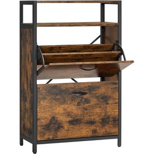 Schuhschrank Vasagle LBS800B01, vintage braun