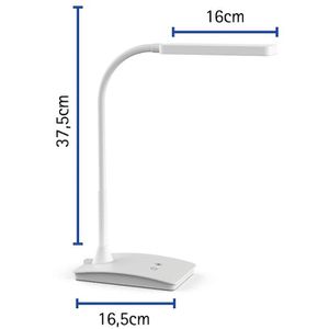 Produktbild für Schreibtischlampe Maul Maulpearly, weiß, LED, dimmbar