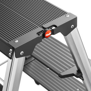 Produktbild für Klapptritt Hailo Master D70, 10000-126, eloxiertes Aluminium