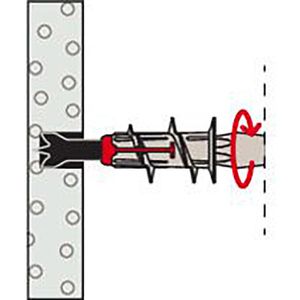 Produktbild für Schrauben-Dübel-Set Fischer 548857, EasyDIY Box Gipskarton