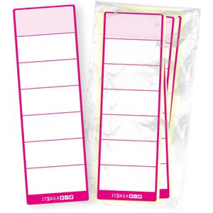 Produktbild für Rückenschilder itenga 33106685, pink