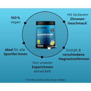 Produktbild für Magnesium gloryfeel Komplex, 600 g Pulver