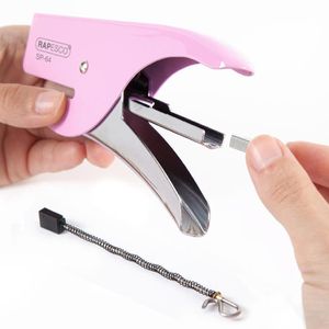 Produktbild für Heftzange RAPESCO SP-64, 1377, aus Metall, rosa