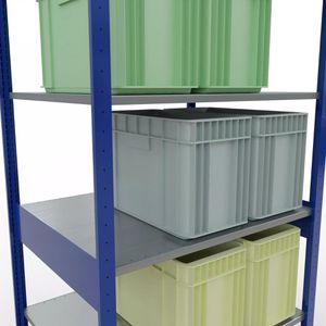Produktbild für Schwerlastregal Schulte 12581-B, 6 Metallböden