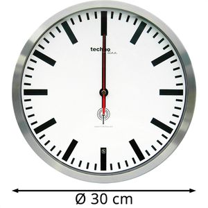 Produktbild für Wanduhr Technoline WT 8990, Metall, analog, Funkuhr