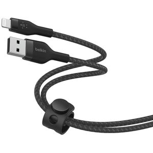 Produktbild für Ladekabel Belkin BoostCharge Pro Flex, schwarz, 2m