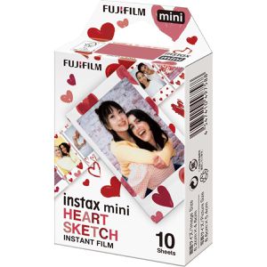 Sofortbildfilm Fujifilm Instax Mini Heart Sketch