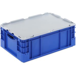 Produktbild für Eurobox Alpha-Paletten Silverline, blau, 40 Liter