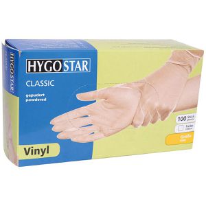 Produktbild für Einmalhandschuhe Franz-Mensch Classic, transparent, 100 Stück