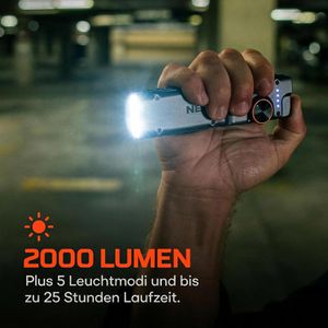 Produktbild für Taschenlampe Nebo Edge 2K, LED, aufladbar