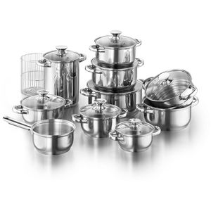 Topfset Kopf Janina 123613, Edelstahl