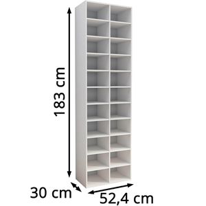 Produktbild für Schuhregal VCM Hinsol XL, aus Holz