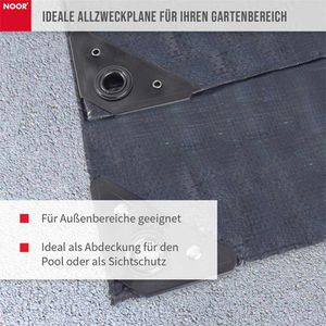 Produktbild für Abdeckplane NOOR Profi, anthrazit