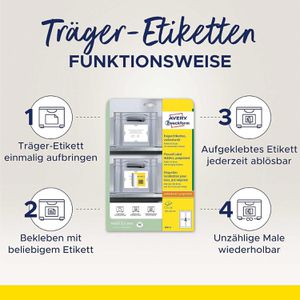Produktbild für Universaletiketten Zweckform 8001-20, weiß