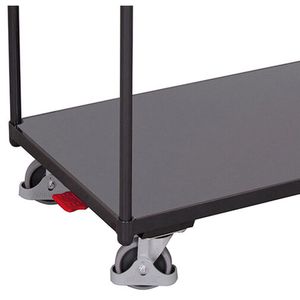 Produktbild für Tischwagen VARIOfit sw-500.502/AG, Metall &amp; Holz