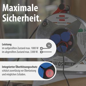 Produktbild für Kabeltrommel Brennenstuhl Garant S, für außen IP44