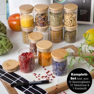 Produktbild für Vorratsglas Moritz&amp;Moritz 2467, mit Bambusdeckel