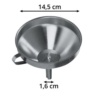 Produktbild für Trichter Fackelmann 40430, silber