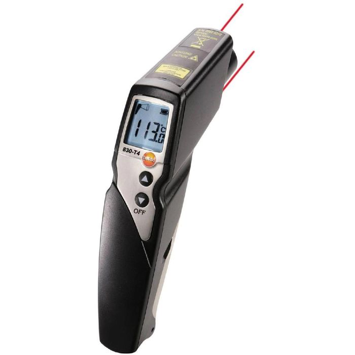 Testo Infrarot-Thermometer 830-T4, -50 bis +500°C, Dual Laser – Böttcher AG