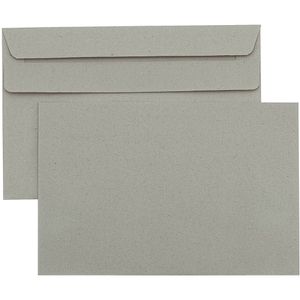 Produktbild für Briefumschläge kaenguruh Recycling grau, C6
