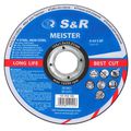 Trennscheibe S&R 131010125 für Stahl, Edelstahl