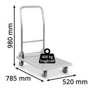 Produktbild für Transportwagen Royal-Catering RCFT-1.1, aus Edelstahl