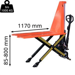 Produktbild für Hubwagen Schefer Premium 10 E, Tragkraft 1000kg