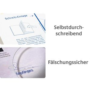 Produktbild für Quittungsblock Zweckform 1736, fälschungssicher, inkl. MwSt.