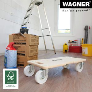 Produktbild für Möbelroller Wagner-System MM1326, Kunststoffrollen