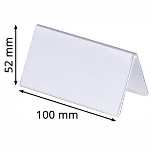 Produktbild für Tischnamensschilder Durable 805119, glasklar, A7