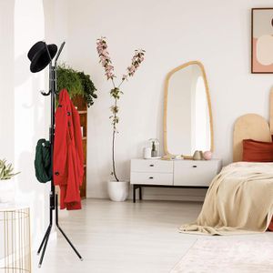 Produktbild für Garderobenständer Relaxdays 10035789, schwarz